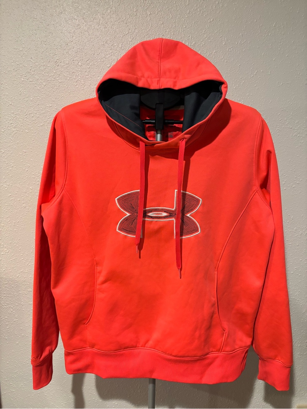 Under Armour Women’s Hooded Sweatshirt in Orange with Black Lining